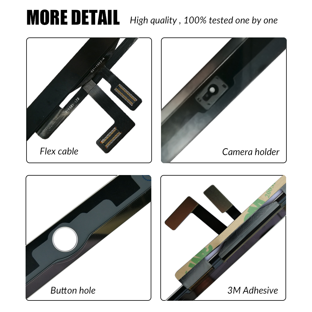 Neue Für iPad Luft 1 iPad 5 LCD äußere berühren Bildschirm Digitizer Vorderseite Glas Anzeige berühren Tafel Ersatz A1474 A1475 a1476