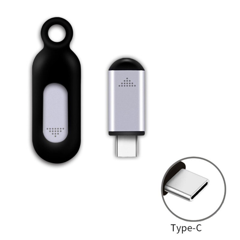 Adaptateur de télécommande infrarouge sans fil d'appareils d'ir de couleurs argentées noires pour le contrôle sans fil Micro d'usb/type-c IR: SILVER FOR TYPE-C