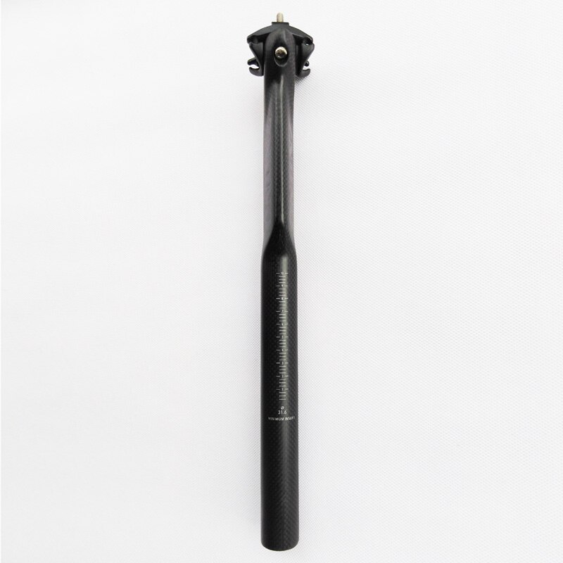 ZNIINO keine Logo 20mm Kohlenstoff versetzt Sattelstütze 27,2/30,8/31,6*350/400mm schwarz Kohlenstoff Fahrrad Radfahren Teile MTB/Straße sattelstütze 3K matt