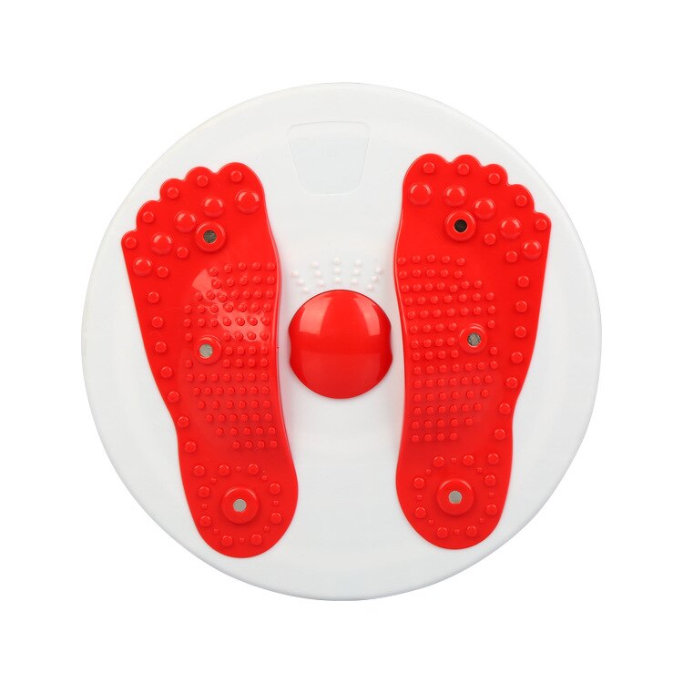 Household waist twister waist indoor fitness magnetic multifunctional portable waist twister workout: Red