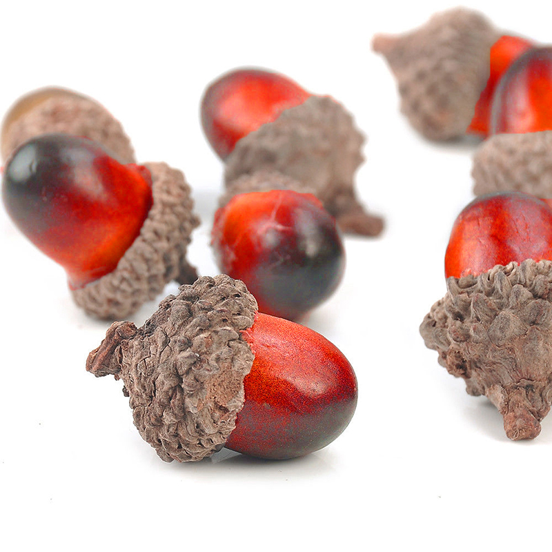 10 pz Simulazione Di Natale di Pino Noci ghianda Albero Di Natale Nuovo Anno FAI DA TE Ornamento Accessori per La Casa Decorazione Armadio