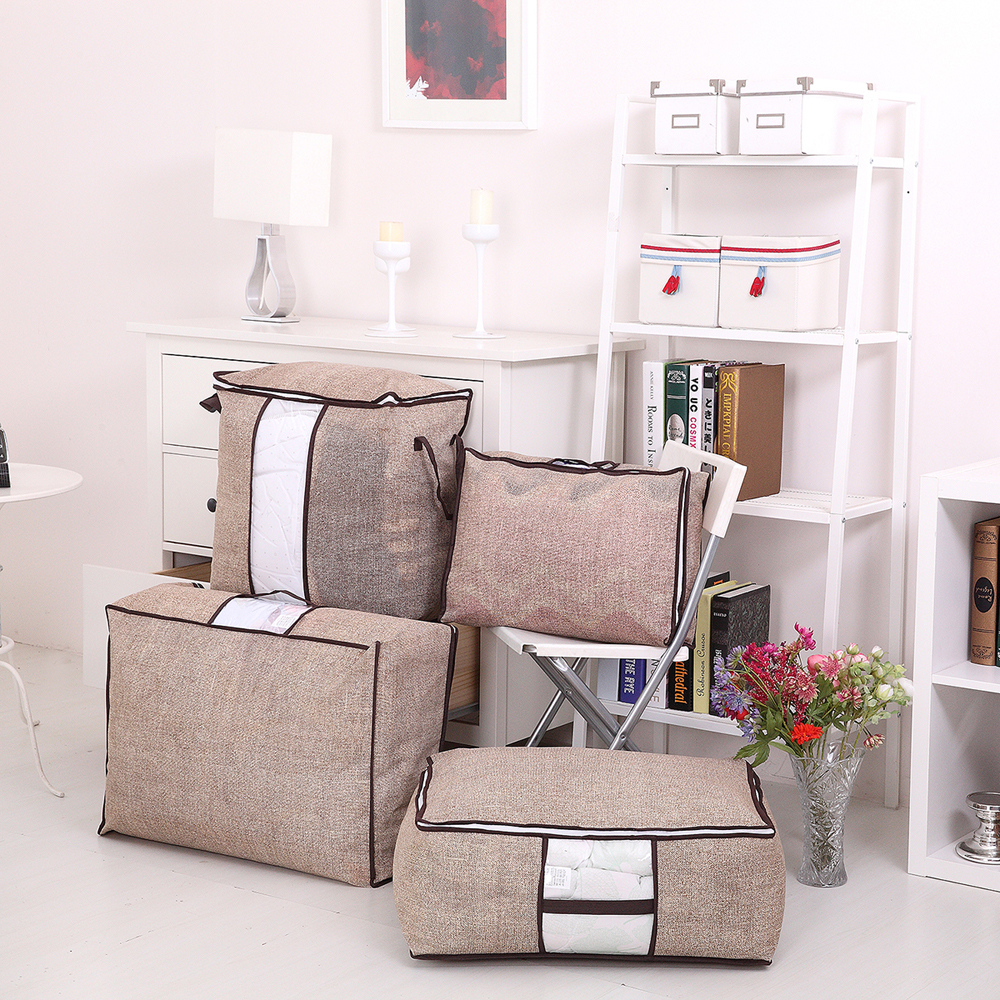 neue vlies Kleidung Lagerung Tasche Schrank Wandschrank Organizer Klapp Gewand Decke Lagerung Tasche für Bettwäsche Decke Kissen