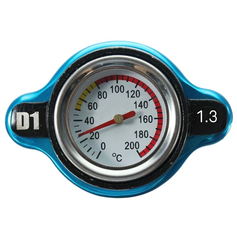 Universel voiture 1.3 Bar thermostatique couvercle de bouchon de radiateur jauge de température d'eau