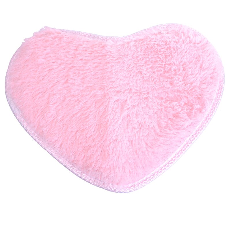 Shaggy tapijt wol imitatie pluizige matten kunstmatige schapenvacht harige mat hartvormige salontafel bed zonder pluis tapijt 30*40cm: G132103a
