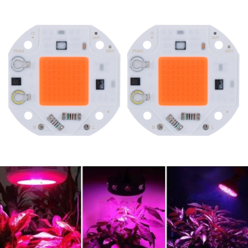 50W 70W 100W 220V Full Spectrum LED COB Chip Grow Light Plant Growing Lamp Flower Growth Indoor Interior