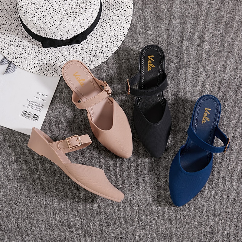 Swonco pvc plastik sko sommer kvinder sandaler tå – Grandado