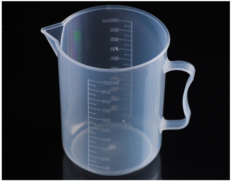1 stks 50ml100ml 250ml500ml1000mlLab Hoge Borosilicaat Glas Beker met Handvat Schaal Meten Cup Laboratorium Apparatuur (200 ml