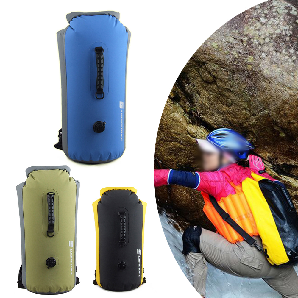 Outdoor With Air Nozzle Waterproof Bag Drifting Bucket Bag Tent PVC Waterproof Drying Bag,mobile Phone Bucket Bag 60L Parts