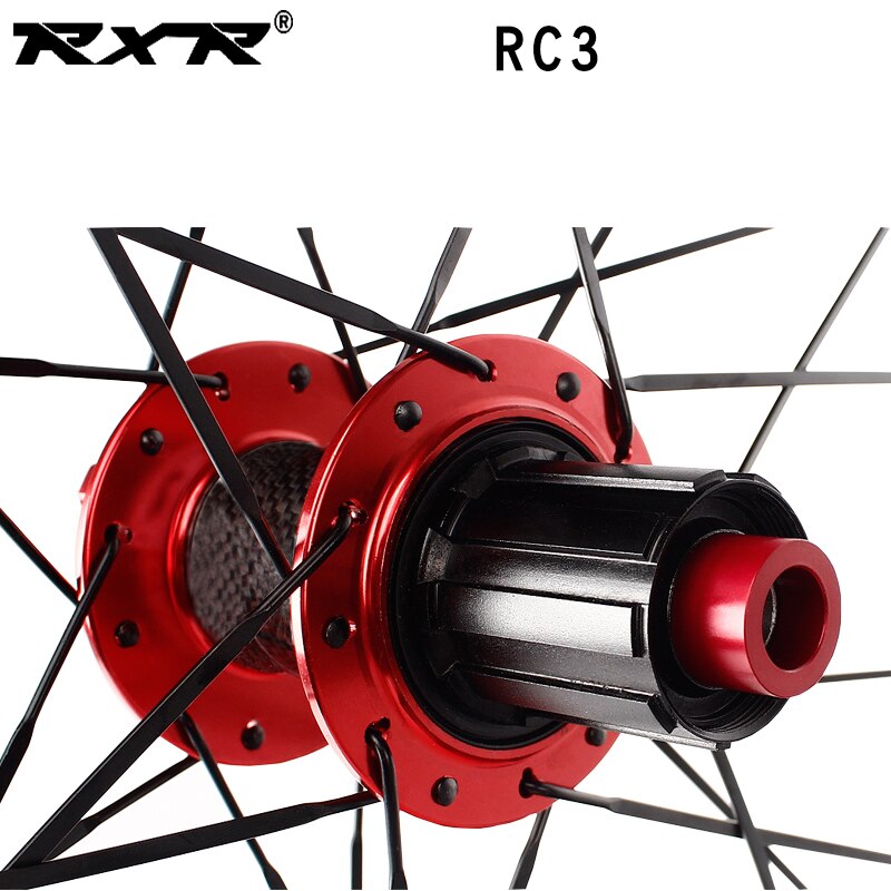 RXR-Rueda con cubo para bicicleta de montaña, neumático para bici MTB o de campo, 27.5, RC3, juego de cojinete de carbono, llanta de aleación de aluminio