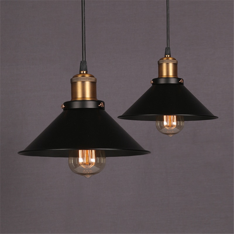 Amerikanske retro pendellamper industriel indretning stue pendel hængende lampe armatur industriel belysning boligindretning armatur