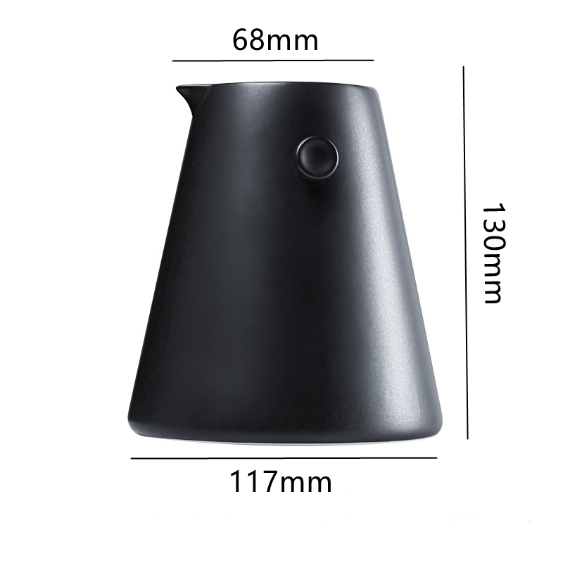 Ceramic Household Hand Drip Coffee Set with Filter V60 Drip Brewing Device Material Sharing Coffee Pot with Separate Stand: Share Pot