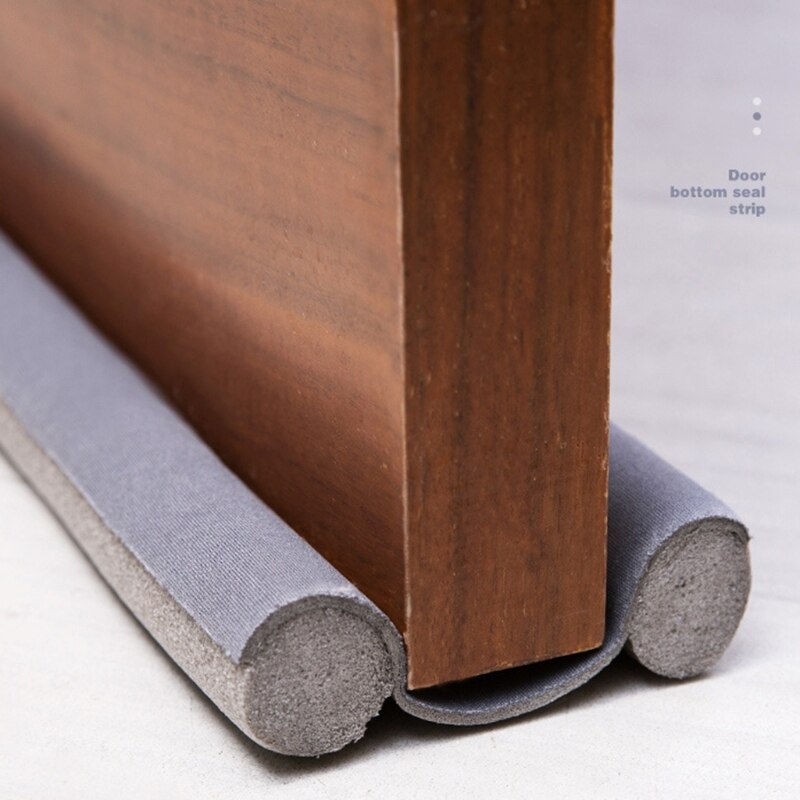 Burlete Flexible Para Puerta – Sello Anticorriente, Polvo Y Viento – Tira De Vinilo De 96 Cm