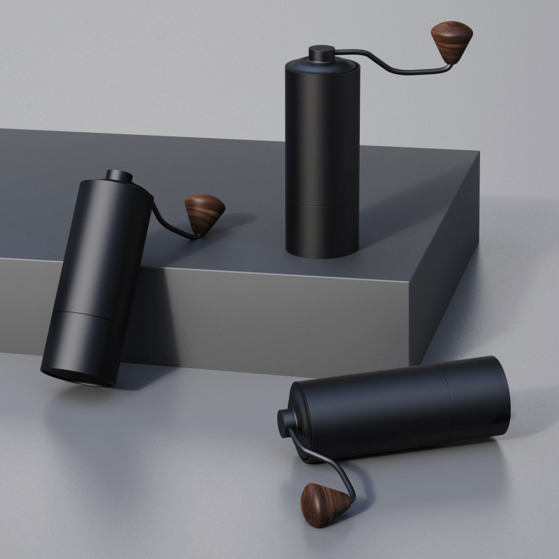 Portable Coffee Grinder Manual Coffee Bean Grinder Hand Grinder Mill with Double Bearing Positioning Coffee Tool