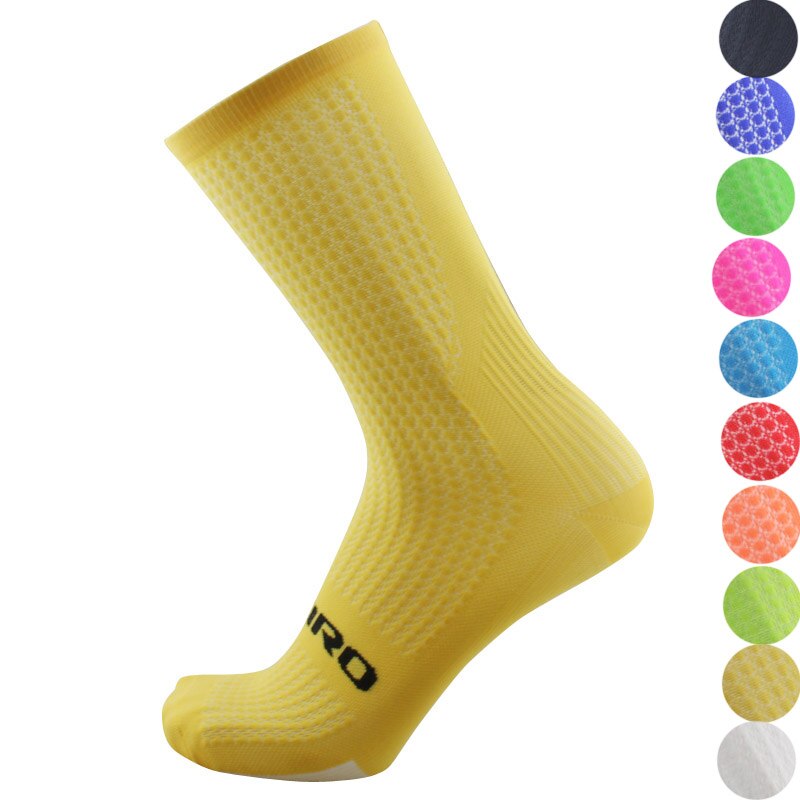 10 colors bike socks cycling Unisex Outdoor Sports Socks Road bicycle socks Coolmax Material top