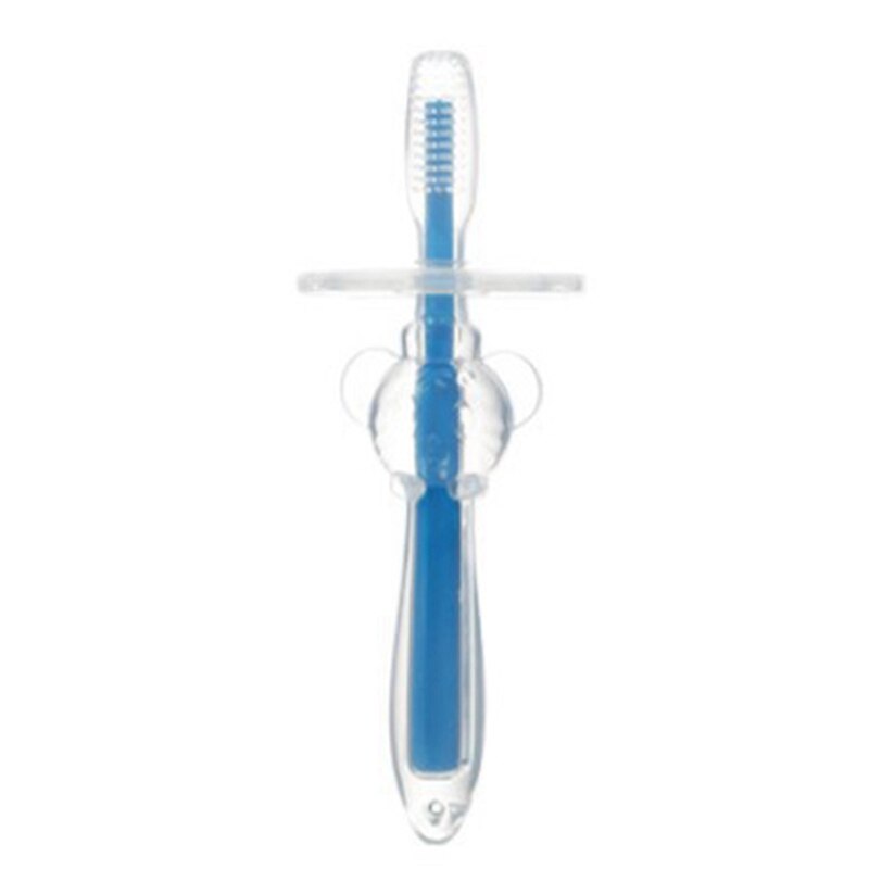 Safety Silicone Soft Teeth Brushes For Baby Kids Oral Training Toothbrush Baby Boy Girls Baffle Toothbrushes Dental Care