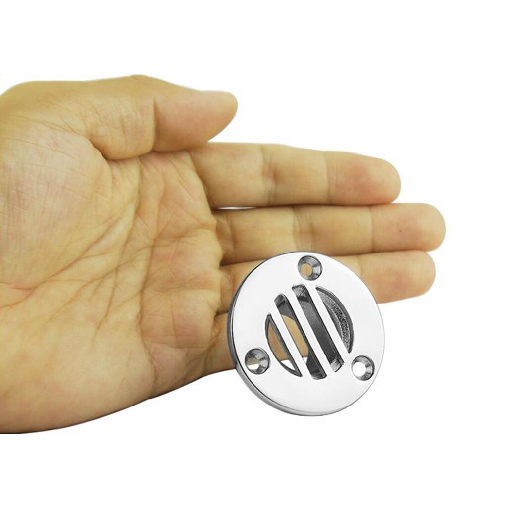 Deck Floor Drain Scupper - Marine Grade Stainless Steel - for Boat &amp; Fishing Ship - 7/8 inch, Easy to Install