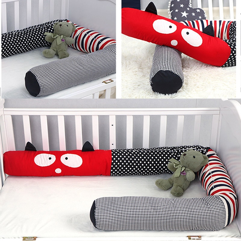 Baby Crib Bumper Newborn Pillow Cushion Bumper for Infant Bebe Crib Bedding Set Protector Cot Baby Room Decor Chichonera Bed