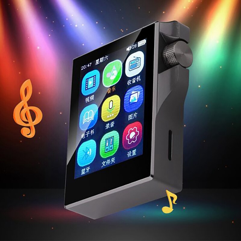 X10 Music Player with Bluetooth 4.2 16GB Portable 2.4 Inch Contact Screen High Fidelity Lossless Sound Player