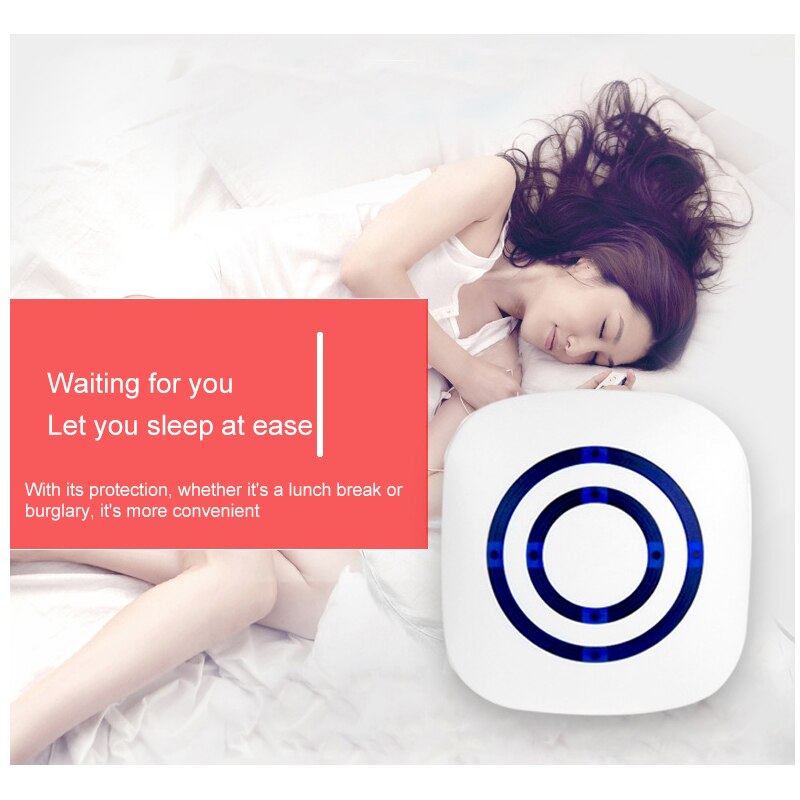 Smart Door Bell Chime Wireless Intelligent Sensor Digital Infrared Human Body Sensor Split Reminder Waterproof Door Bell Alarm