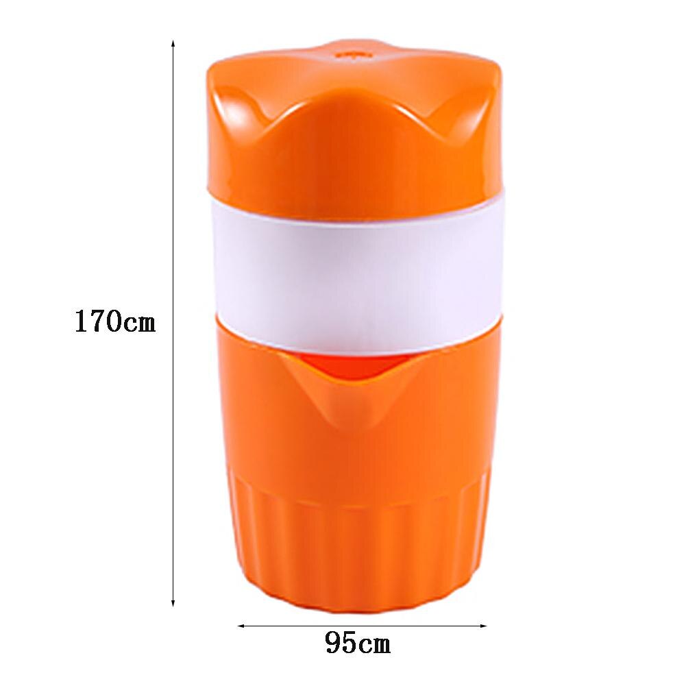 Portable Blender USB Mixer Electric Mannual Screw Juicer Machine Smoothie Blender Mini Food Processor Blender Cup Fruit Juicer: orange mannual type