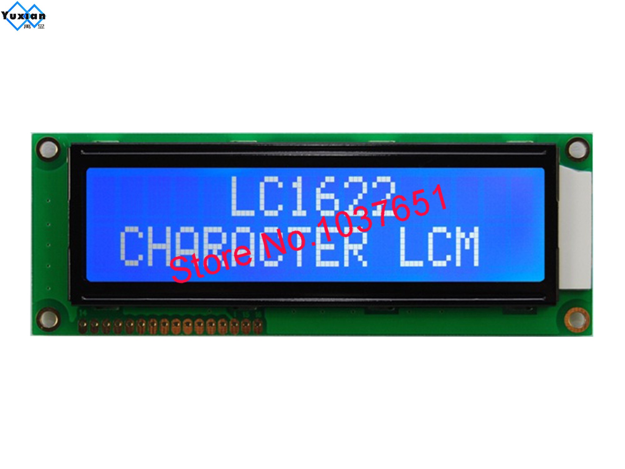 2 Pcs Lcd Display Module 1602 Grote Grote Karakter Blauw Goede LC1622 HD44780 122*44 Mm In Plaats LMB162GFC WH1602L PC1602-L