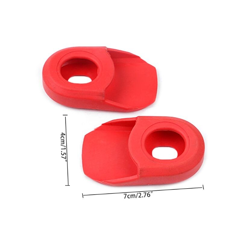 2 stuks racefiets fixed gear carbon crankstel crankbeschermer afdekkap