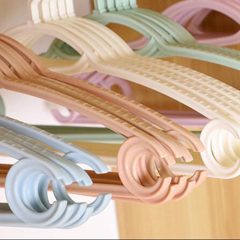 Kleurrijke Plastic Hangers Voor Wasknijpers Draad Antislip Drogen Kledingrek Volwassen En Kinderen Hanger Outdoor Droogrek 1Pc