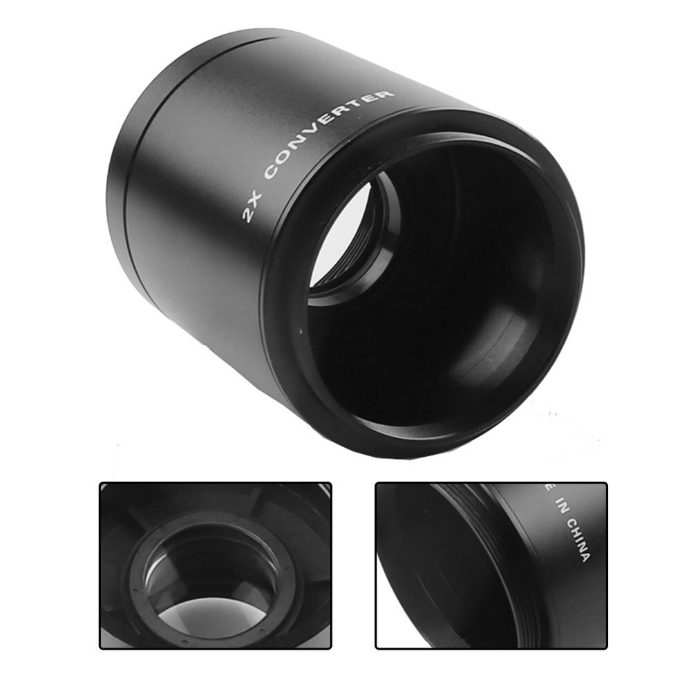 T2 adaptador 2x adaptador para telescopios oculares estrella diagonales Barlow lentes para varios adaptadores teleconversor