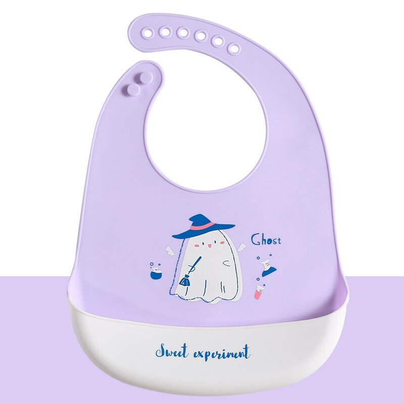 Dessin animé arc-en-ciel bébé bavoirs imperméable Silicone éléphant voiture imprimer bébé trucs fille garçon bébé alimentation bavoirs réglable enfants bavoir: style10