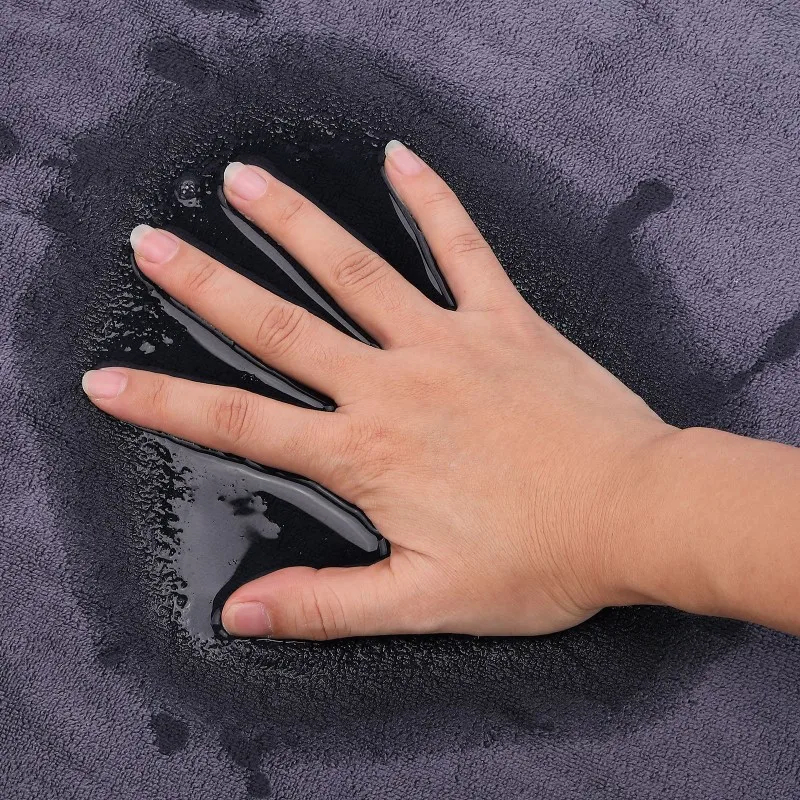 Toalha de ginástica cinza unissex de alta absorção e secagem rápida | Tapete esportivo aprimorado de suor para treinos de basquete, corrida e fitness