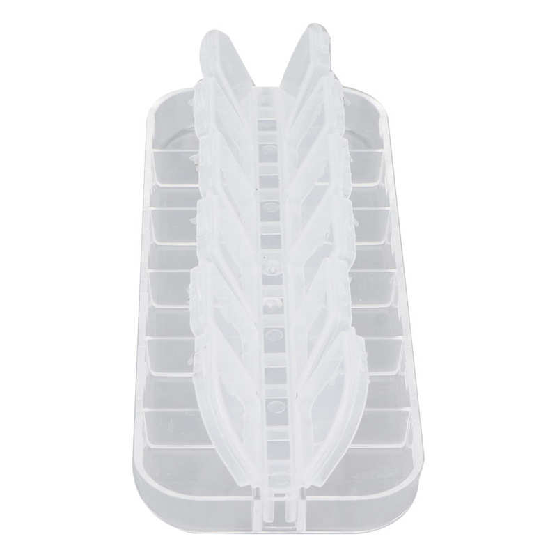 Caja de almacenamiento de uñas, joyero de plástico, organizador transparente para joyas