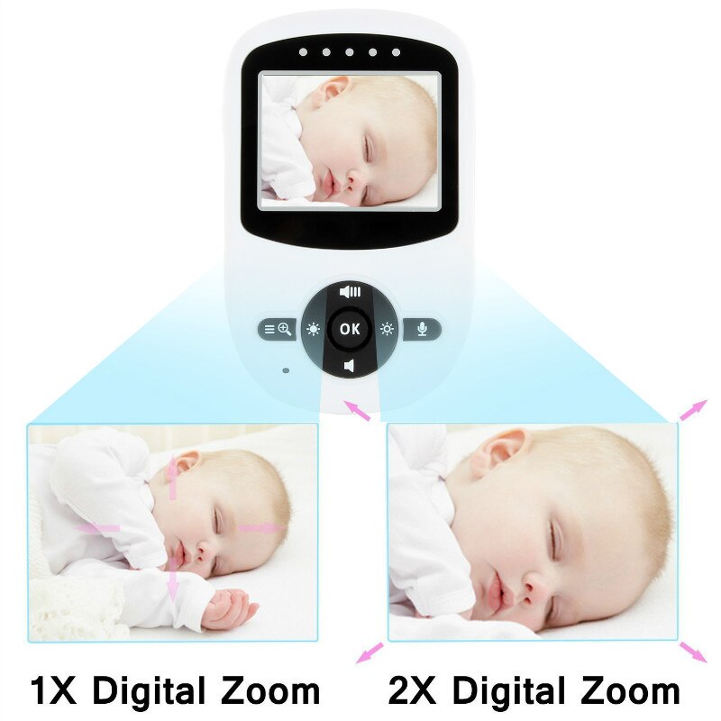 Baby slapen Monitor Draadloze Video LCD 2 Weg Audio Talk Night Vision Video Nanny Babysitter Baby Sleep monitor