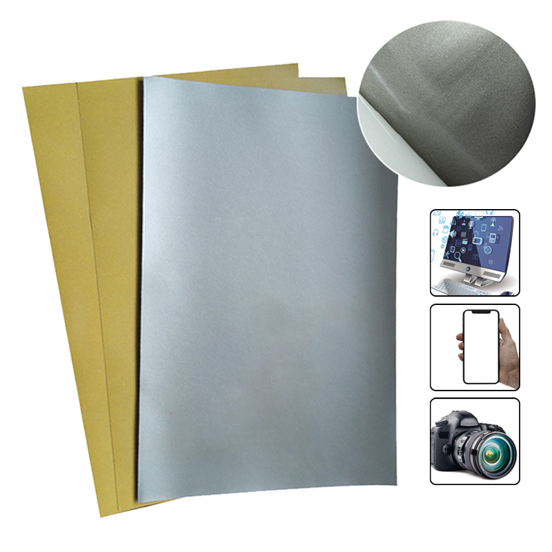 Foglio di ferrite RFID EMC Schermatura elettromagnetica per microonde NFC Adesivo materiale assorbente ad alta frequenza anti-metallo a bassa frequenza