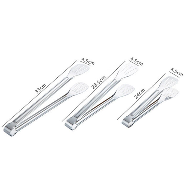 BBQ Tools Stainless Steel Grilled Food Clip Barbecue BBQ Accessories Tongs for Outdoor Picnic Gadget Kitchen Tools