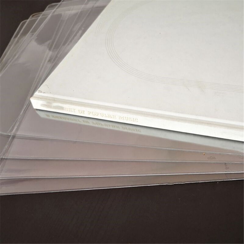 Funda protectora para discos de vinilo LP de 12 pulgadas, funda gruesa de PVC, accesorio para discos de vinilo, 5 unids/bolsa