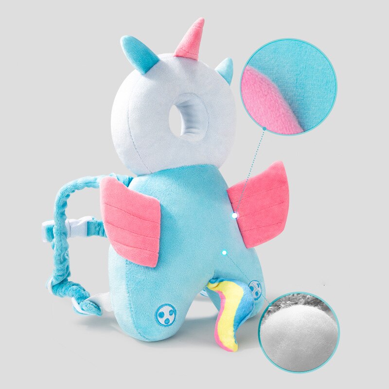 Super Kopfstütze Neugeborenen Baby Kopf Schutz Kissen Karikatur Weich Sicherheits Kissen Aufkleber Schmetterling Rucksack Schutz cool Spielzeug