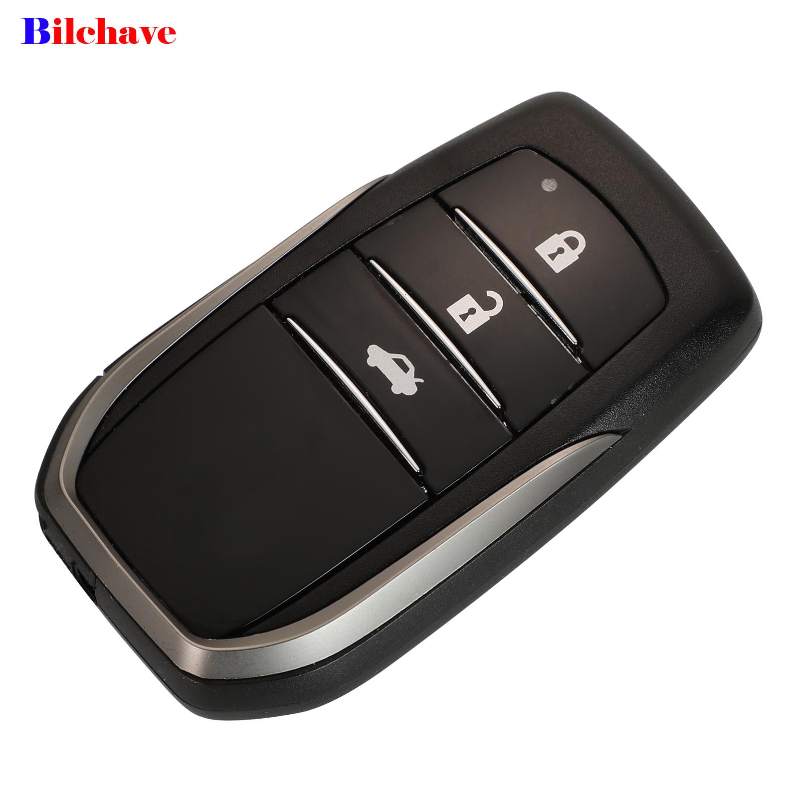 Bilchave Aangepast Voor Toyota C-Hr Land Cruiser 200 Avensis Auris Corolla Fob Remote Smart Autosleutel Shell Case 2/3/4 Knoppen Toy48