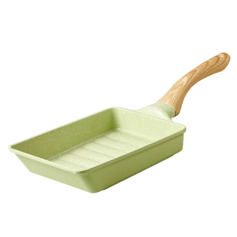 Thickened Omelet Pan DIY 4 Hole Heart-Shaped Kitchen Tool Cooking Durable Nonstick Eggs Frying Pan Crepe Pan: 15X20X4cm