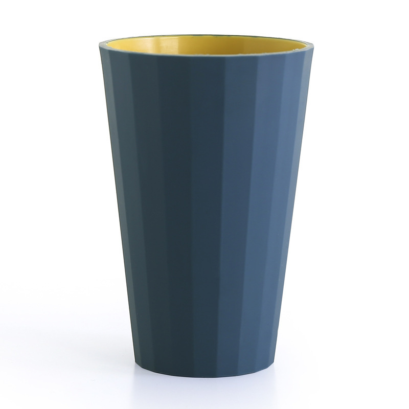 Pp materiale tandbørsteholdere vasker drikke nordisk stil plastkop hjem badeværelse letvægts tandkrus 400/300ml: 2