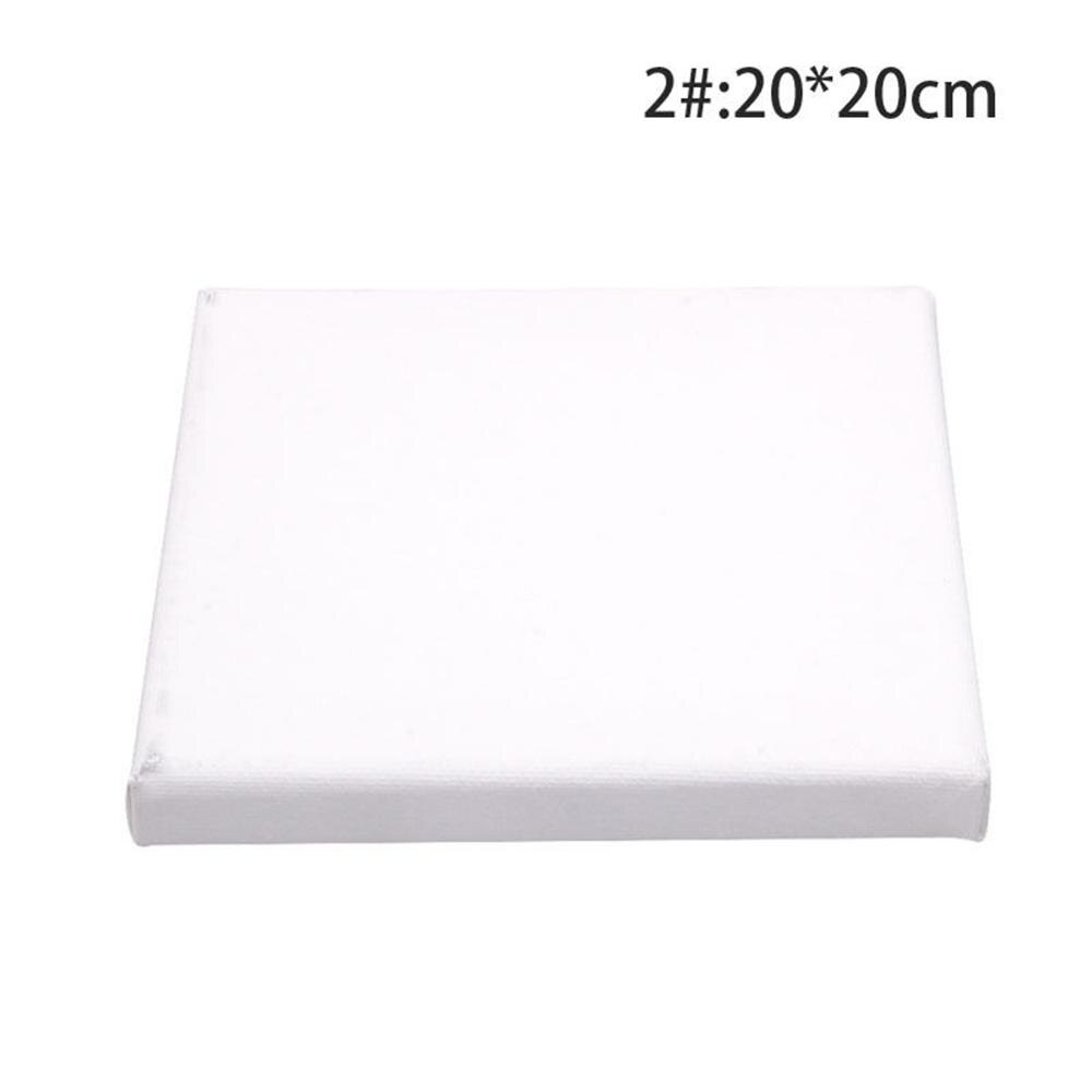 1Piece White Cotton Blank Square Artist Canvas For Canvas Oil Painting DIY Wooden Board Frame For Primed Oil Acrylic Paint: 2 20 20cm