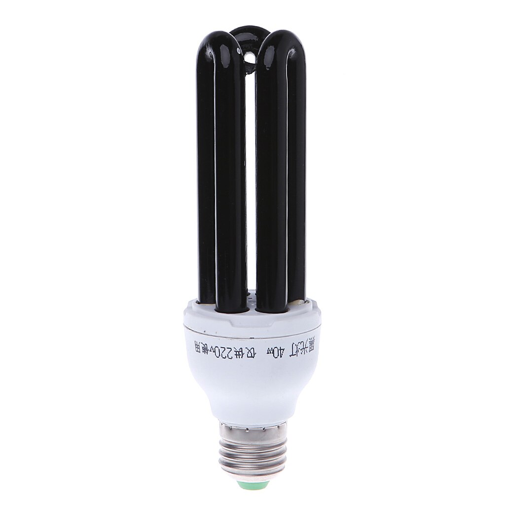 15W/20W/30W/40W UV Ultraviolet Fluorescent Light Bulb Lamp 220V E27 Violet Light Tube Bulb Violet Lighting