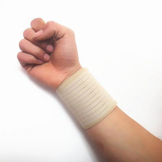1 stück elastische handgelenkbandage zur vorbeugung von verstauchungen, geeignet für fitnessstudio, outdoor-sport, notfallverbände und sportsicherheit: Fleisch
