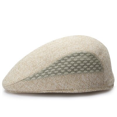 Summer beret men linen hat women autumn and winter berets comfortable boinas breathable mesh cap sunbonnet toca: 9