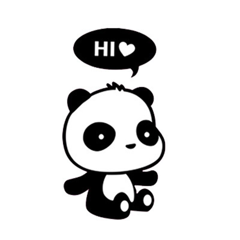 Sød panda switch klistermærke på væggen børneværelser vinyl til boligindretning kunstmærkater aftagelige dejlige vægklistermærker: Mønster 2