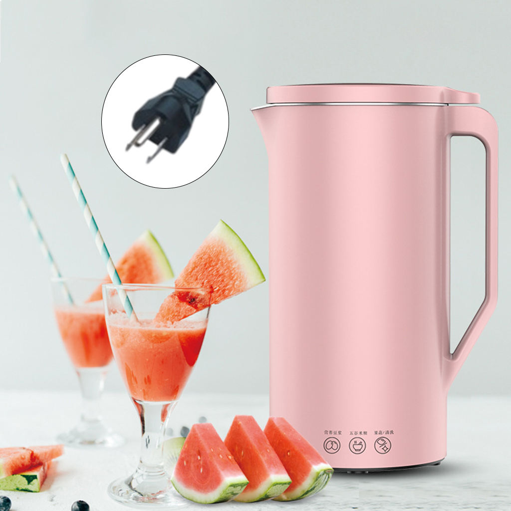 Electric Blender 350ml US Regulations High Speed Juicer Kitchen Appliances: Pink