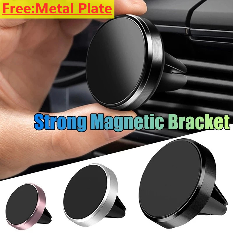 Magnetyczny uchwyt na telefon samochodowy do uchwytu airvent Smartphone uchwyt na telefon komórkowy GPS wsparcie w samochodzie dla iPhone Xiaomi Mi Samsung LG