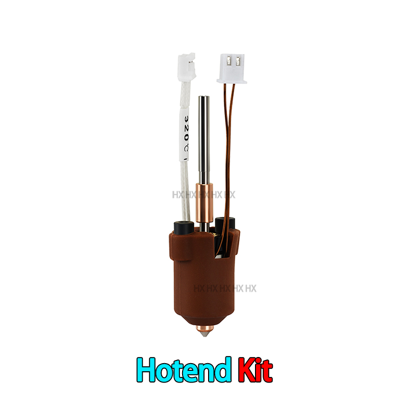 For Creality K1C / k1 Max Hotend Ceramic Heating Block Kit 3D Printer Parts Quick-Swap Nozzle Kit Heat Break Resistance Hotend: 1.5mm / Red