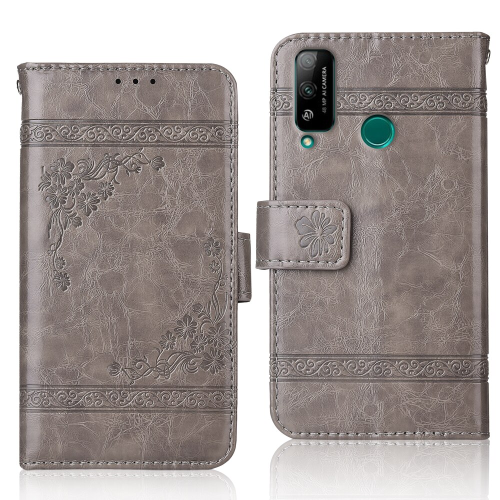 Book Case On Huawei Honor Play 4T 4 T Cover Huawei Play 4T Wallet Leather Case For Huawei Honor Play 4T Cover Phone Bag: oil-Grey