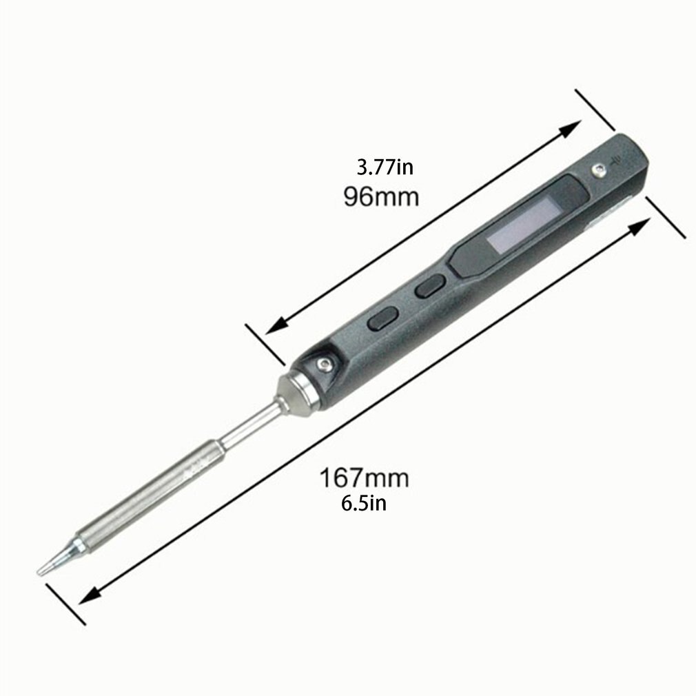 Stijlvolle TS100 65W Mini Elektrische Soldeerbout Station Digitale Oled-scherm Verstelbare Temperatuur Met Soldeer Tip Suppl