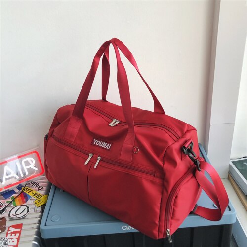 travel bag organizer luggage bag nylon bag travel bag packing bags bag: Red